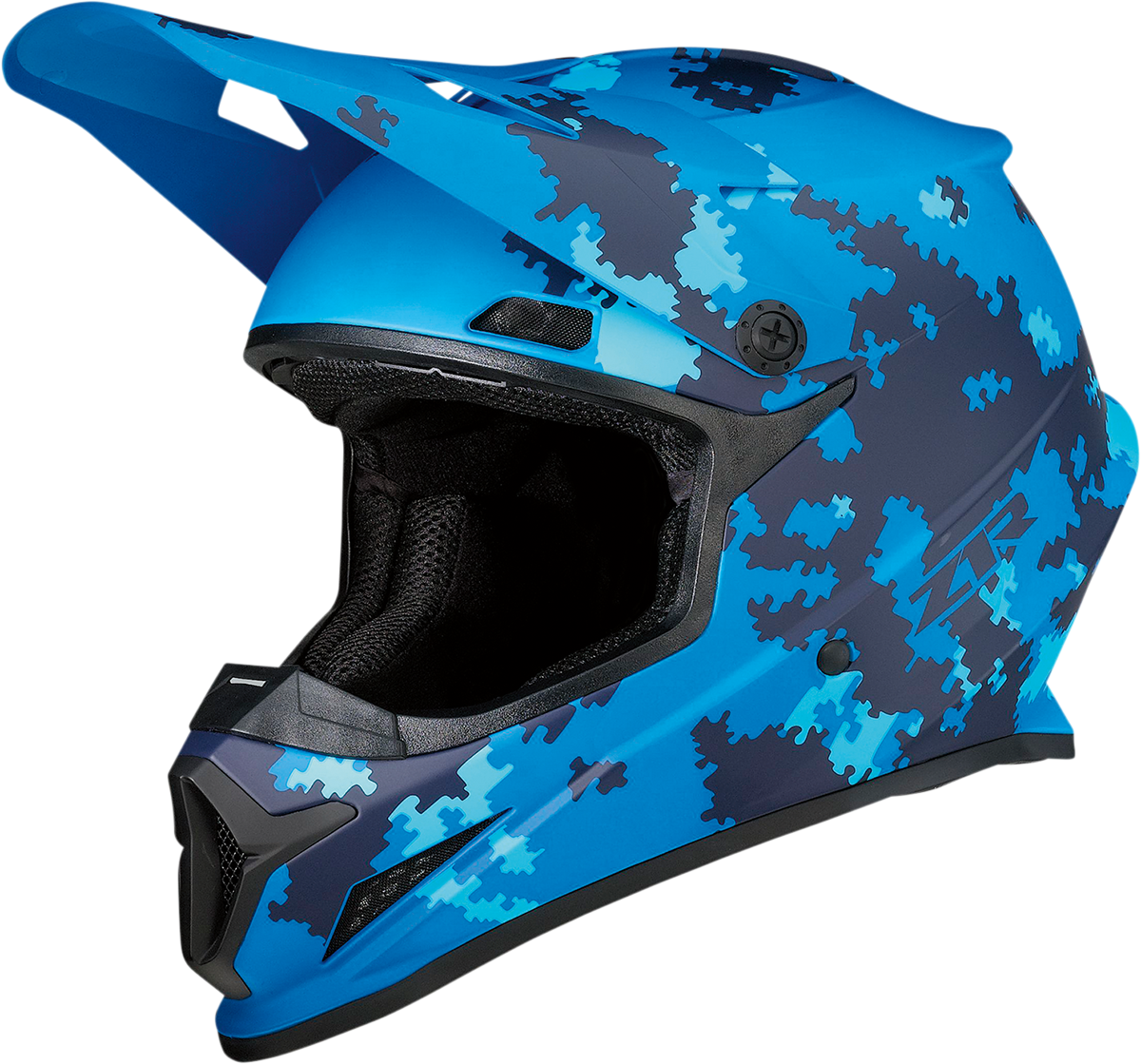 Z1R Rise Motorcycle Helmet - Digi Camo - Blue - Small 0110-7289