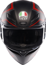 AGV K1 S Motorcycle Helmet - Sling - Matte Black/Red - Small 2118394003-038-S