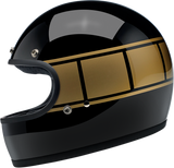 BILTWELL Gringo Motorcycle Helmet - Gloss Black Holeshot - XS 1002-527-101