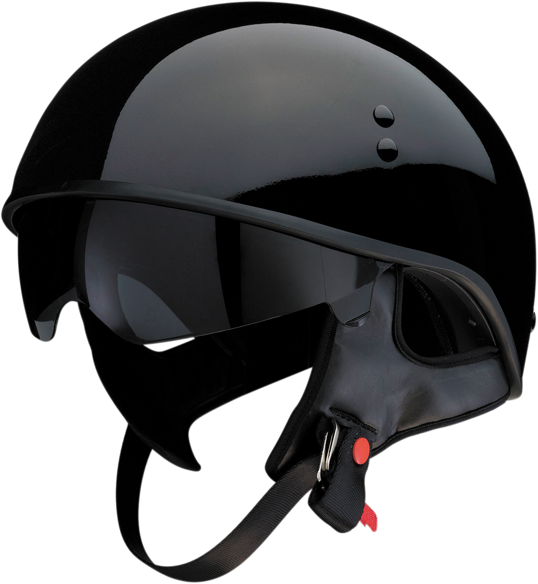 Z1R Vagrant Motorcycle Helmet - Black - XS 0103-1274