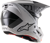 ALPINESTARS SM5 Motorcycle Helmet - Rayon - Gray/Black/Silver - Medium 8304121-928-MD