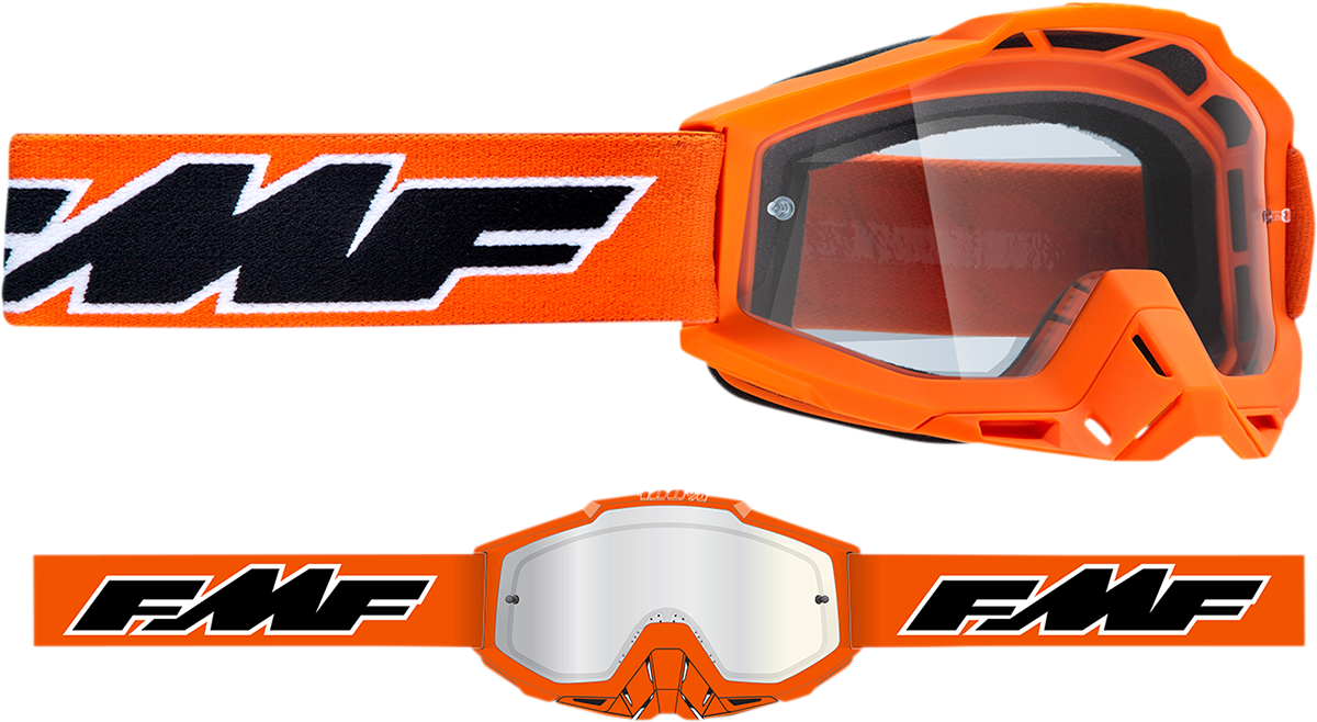 FMF PowerBomb Goggles - Rocket - Orange - Clear F-50036-00003 2601-2974