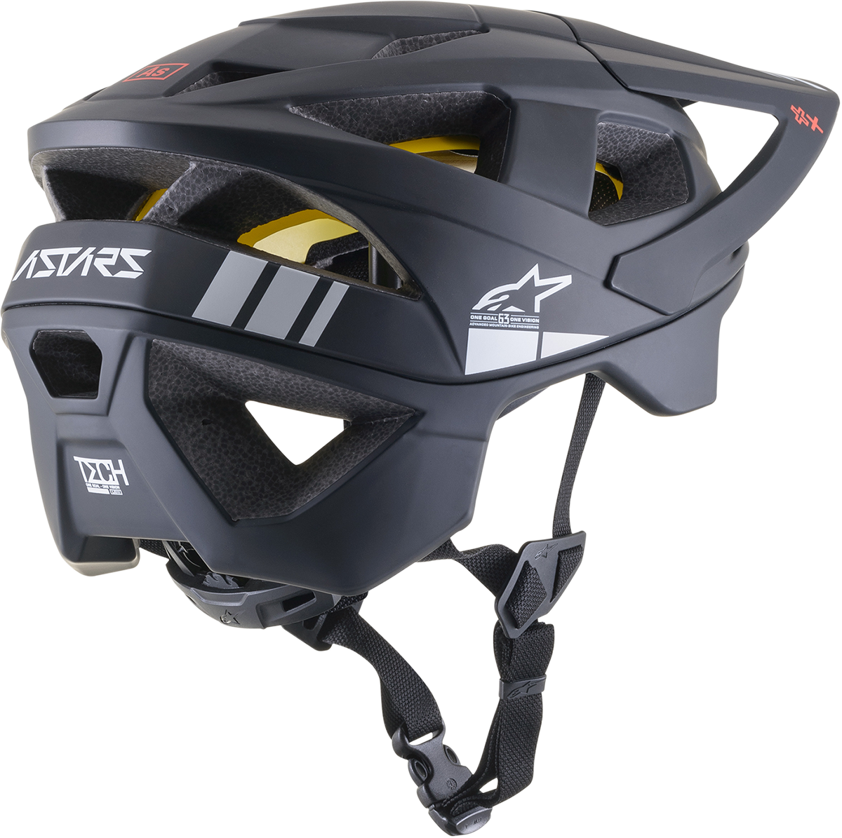 ALPINESTARS Vector Tech Bicycle Helmet - Black/Light Gray Matte - MIPS® - Large 8700421-1092-LG