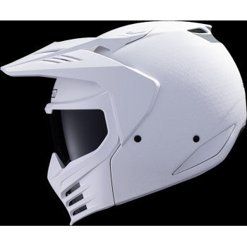 ICON Elsinore™ Motorcycle Helmet - Monotype - White - Large 0104-3311