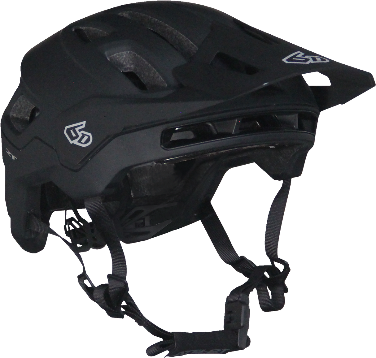 6D ATB-2T Bicycle Helmet - Ascent - Black Matte - XL/2XL 23-0008