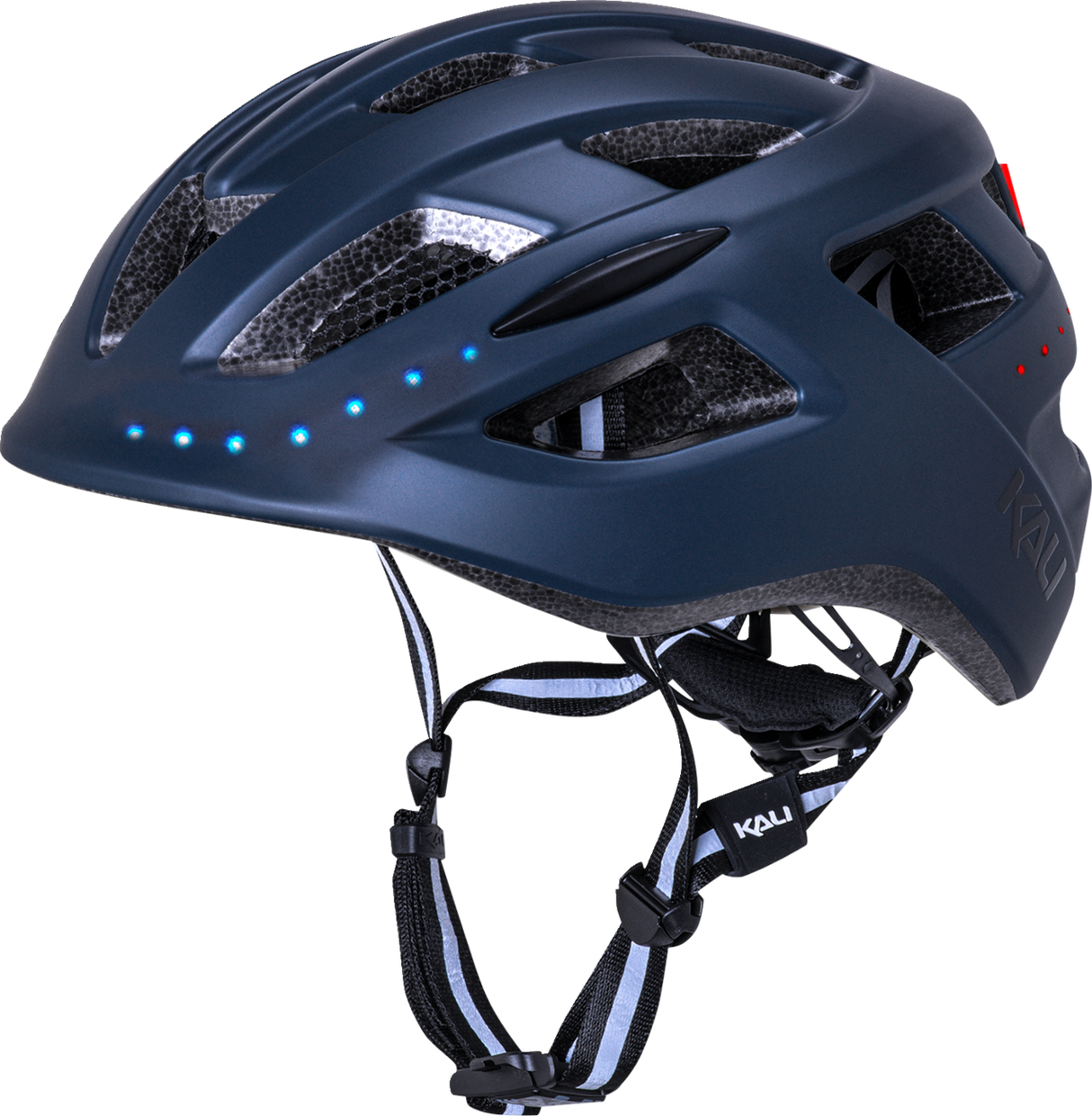 KALI Central Lit Bicycle Helmet - Matte Navy - S/M 0250521226