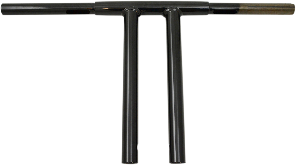 DRAG SPECIALTIES Handlebar - T-Bar - Buffalo - 12" - Black S/B GLOSS BLK W/TBW NOTCH 0601-3974