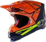 ALPINESTARS Supertech M8 Motorcycle Helmet - Factory - Blue/Orange/Yellow - Small 8302922-7445-SM