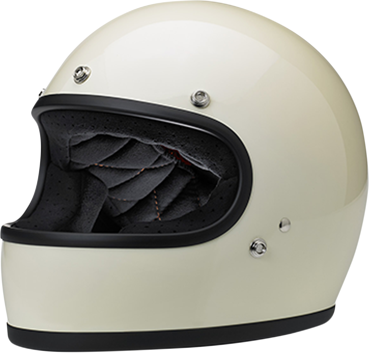 BILTWELL Gringo Helmet - Gloss Vintage White - XL 1002-102-105