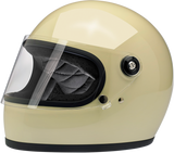 BILTWELL Gringo S Motorcycle Helmet - Gloss Vintage White - XS 1003-102-101