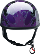 Z1R CC Beanie Motorcycle Helmet - Hellfire - Purple - Medium 0103-1340