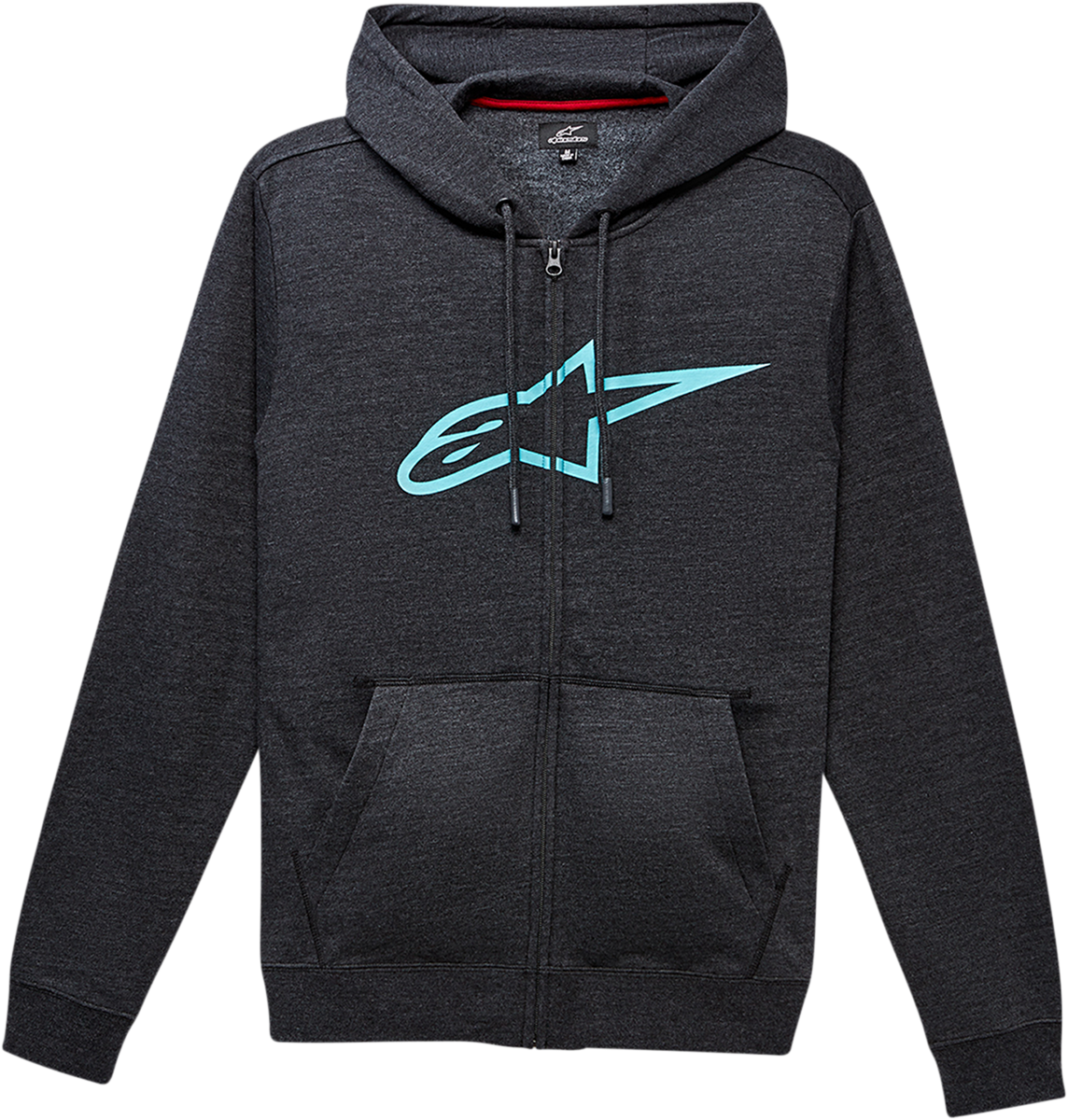 ALPINESTARS Ageless 2 Zip Hoodie - Charcoal/Turquoise - Large 1038530521976L