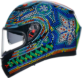 AGV K3 Motorcycle Helmet - Rossi Winter Test 2018 - Small 2118381004001S