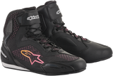 ALPINESTARS Women Stella Faster-3 Rideknit Shoes - Black/Yellow/Pink - US 6 251052014396