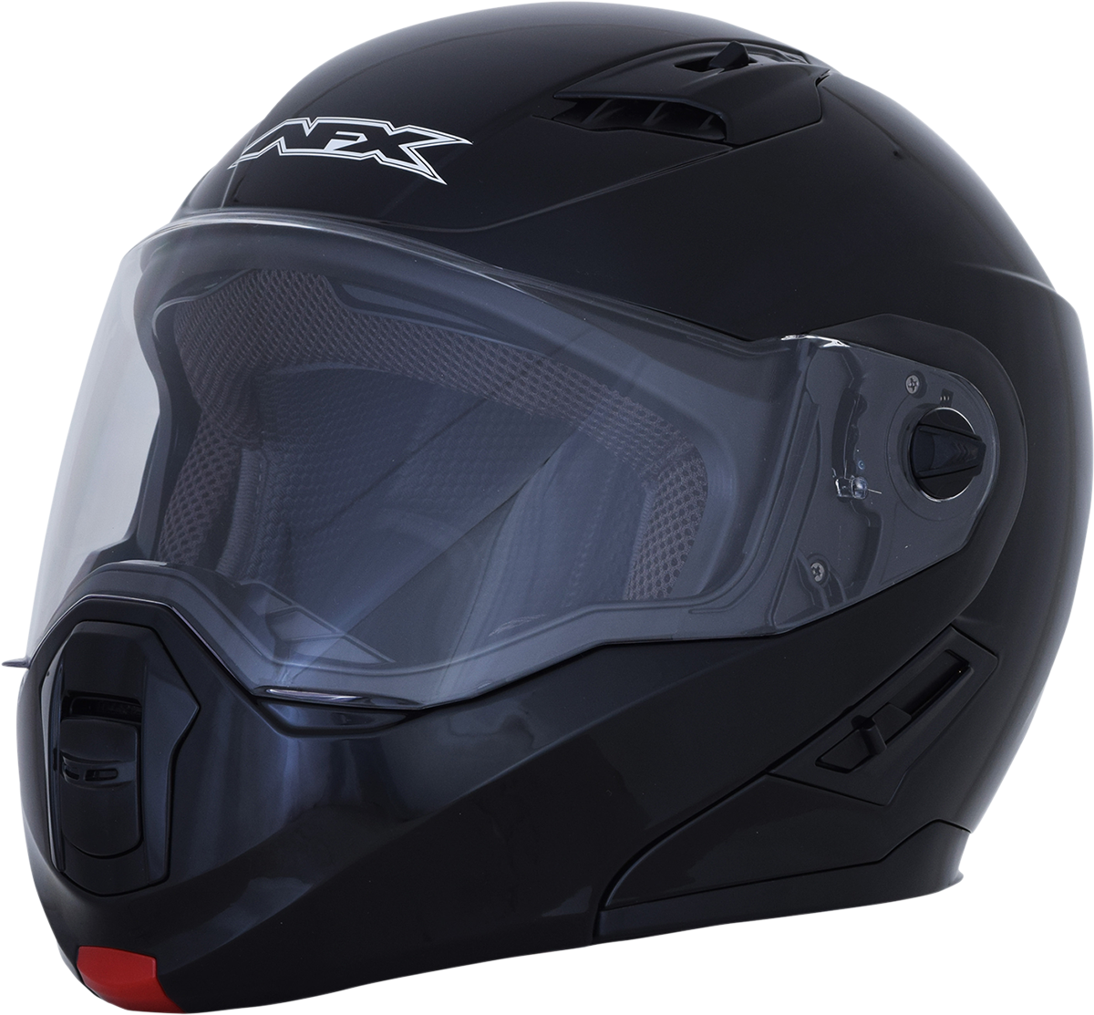 AFX FX-111 Motorcycle Helmet - Gloss Black - Medium 0100-1785