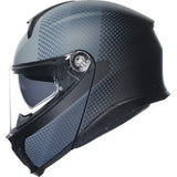 AGV Tourmodular Motorcycle Helmet - Textour - Matte Black/Gray - 2XL  211251F2OY1002X