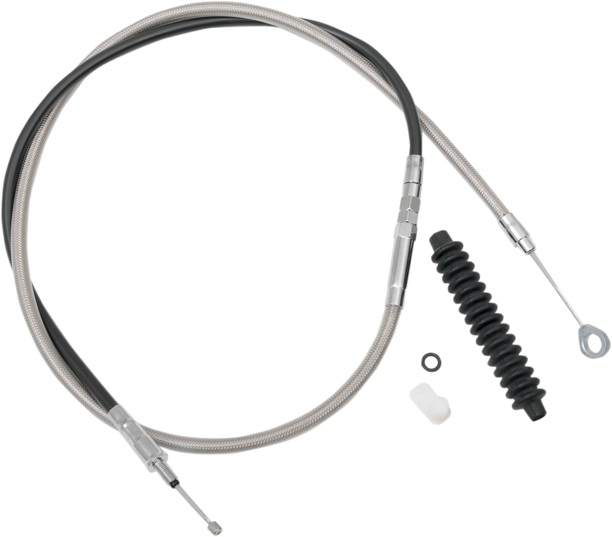 DRAG SPECIALTIES Clutch Cable - Braided 5322304HE