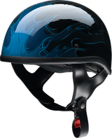 Z1R CC Beanie Motorcycle Helmet - Hellfire - Blue - Small 0103-1332