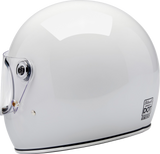 BILTWELL Gringo S Motorcycle Helmet - Gloss White - XS 1003-102-501