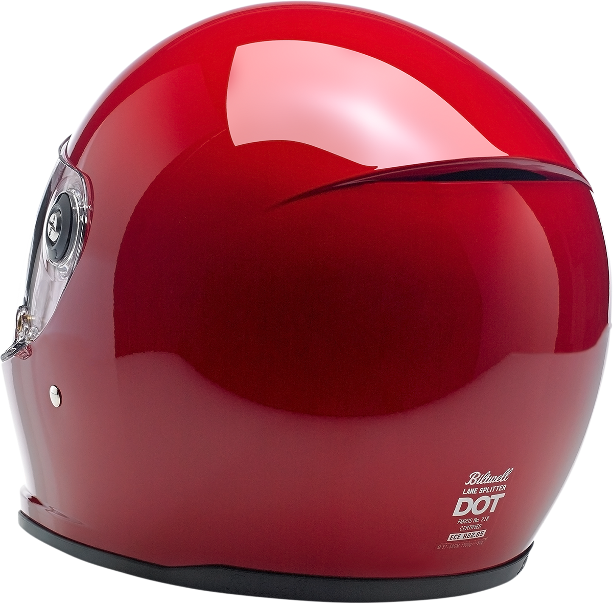 BILTWELL Lane Splitter Motorcycle Helmet - Gloss Blood Red - Small 1004-837-102