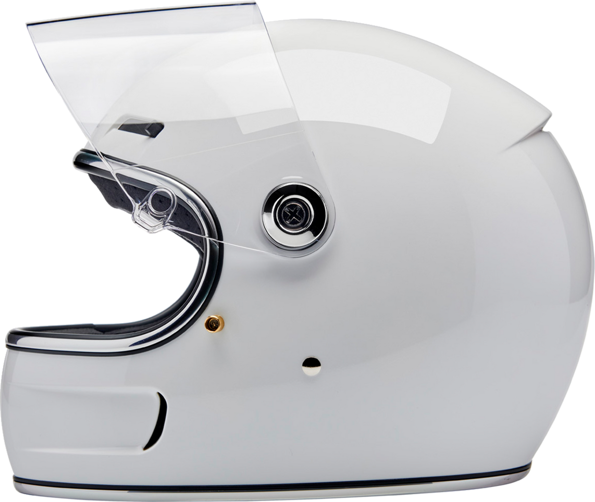 BILTWELL Gringo SV Motorcycle Helmet - Gloss White - 2XL 1006-104-506