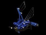 Suzuki GSXR 1000 Rearsets Blue