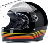 BILTWELL Gringo S Motorcycle Helmet - Gloss Black Spectrum - Medium 1003-536-103