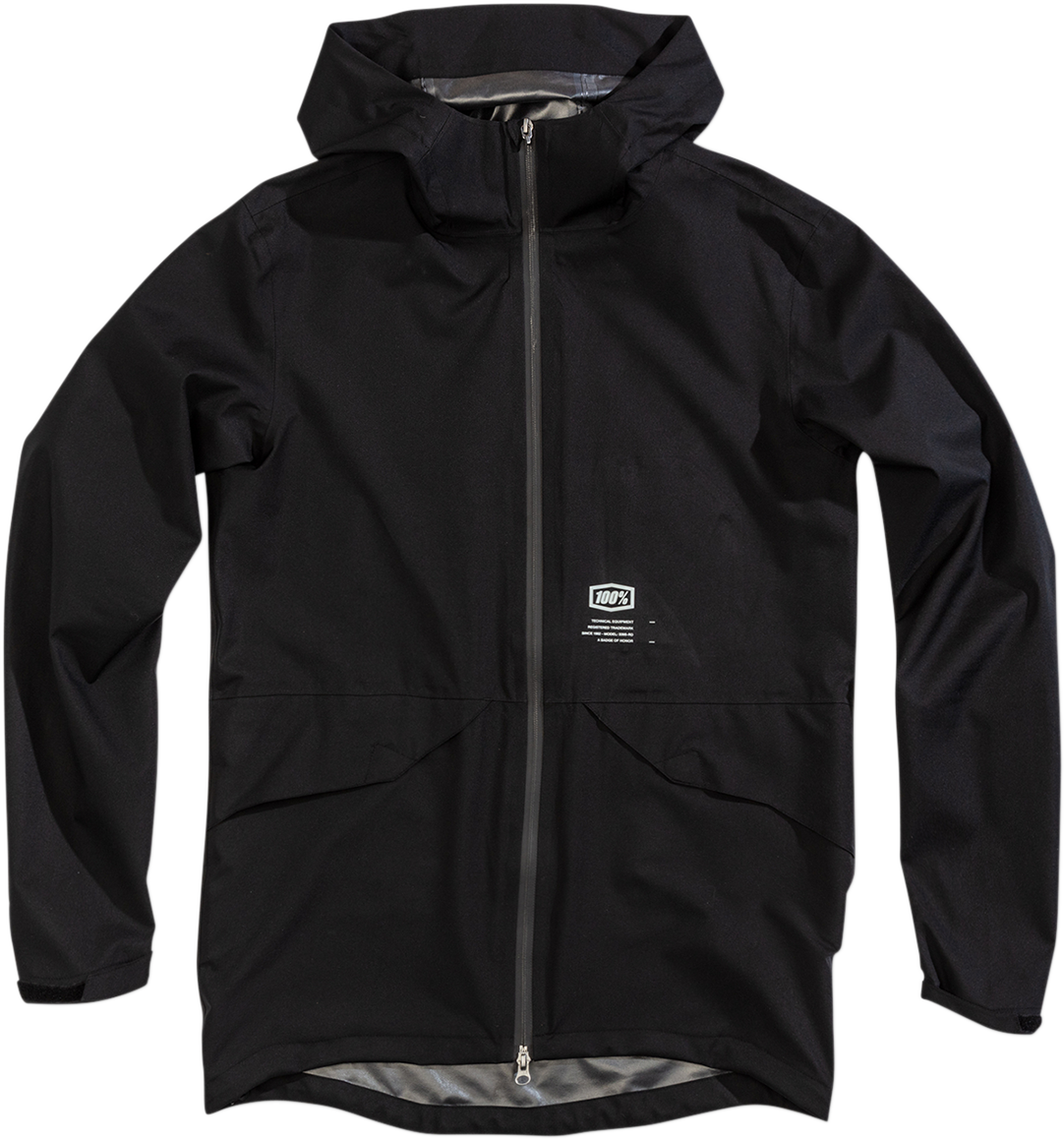 100% Hydromatic Parka - Black - Large 39009-001-12