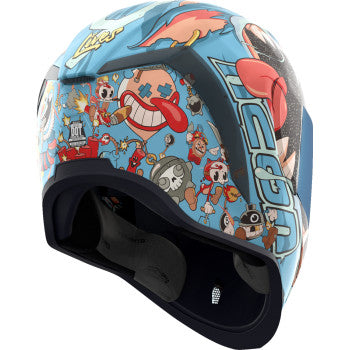 ICON Airform™ Motorcycle Helmet - 9 Lives - Blue - XS 0101-17383