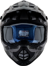 AFX FX-17Y Motorcycle Helmet - Attack - Frost Gray/Matte Black - Large 0111-1398