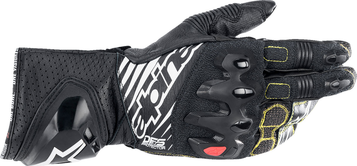 ALPINESTARS GP Tech V2 S Gloves - Black/White - Medium 3556422-12-M