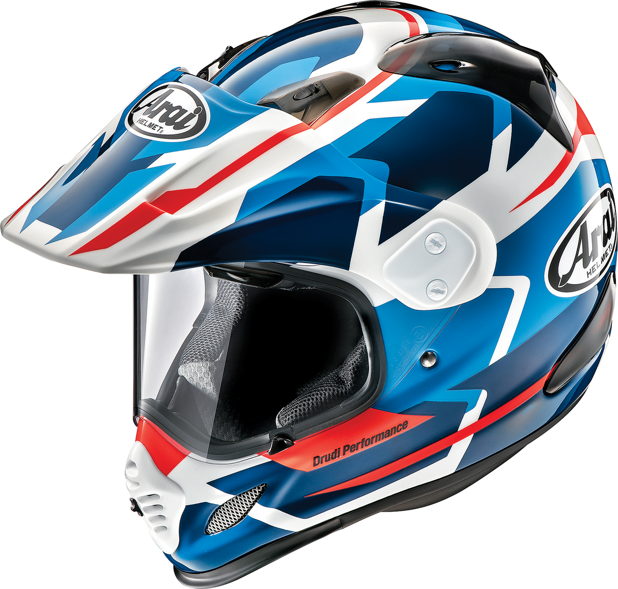 ARAI XD-4 Motorcycle Helmet - Depart - White/Blue - XL 0140-0236