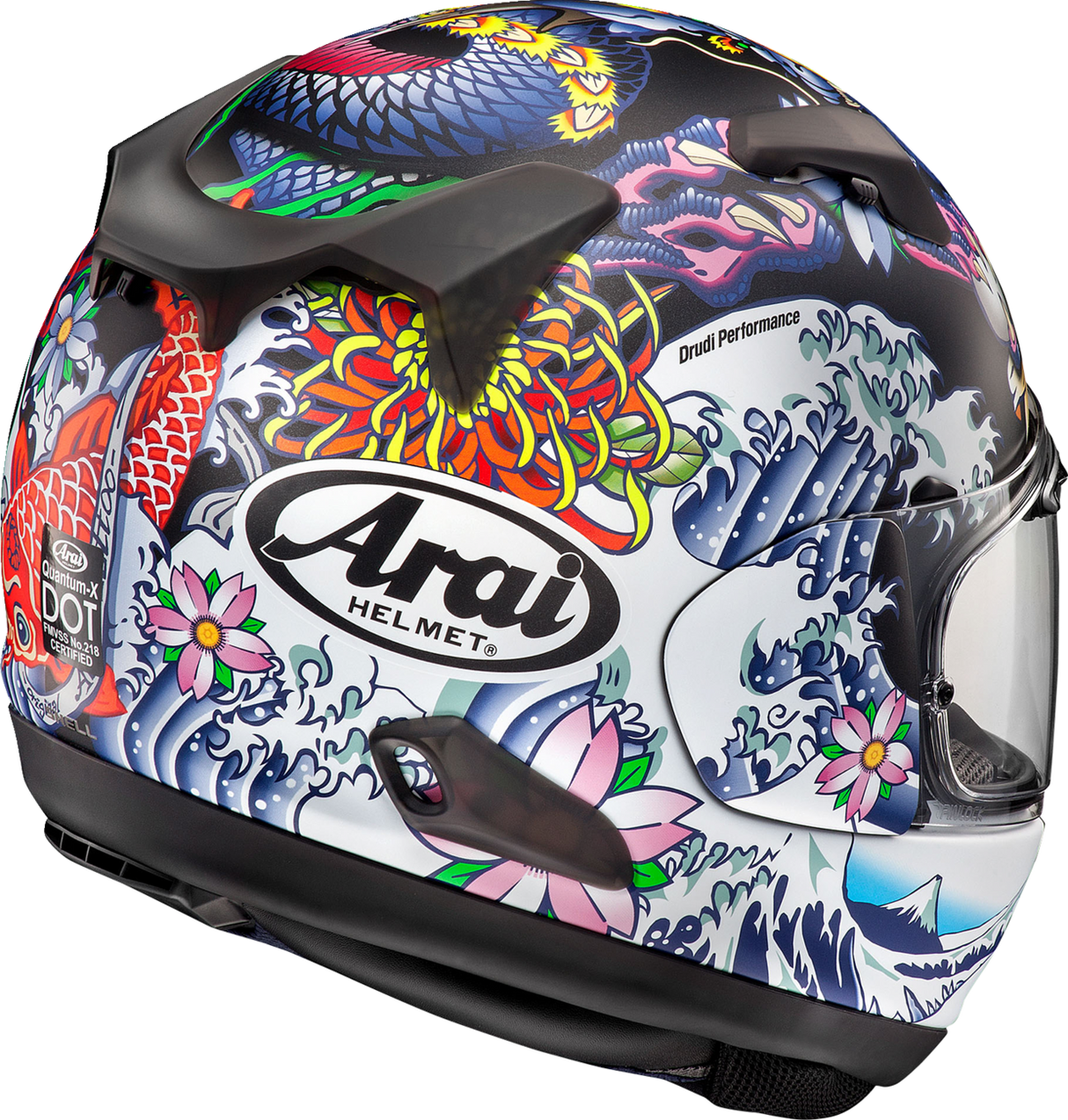 ARAI Quantum-X Motorcycle Helmet - Oriental - Black Frost - XL 0101-15752