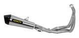 Arrow X-Kone Full Exhaust, Nichrome for Kawasaki Z650 2021-2024 71937XKIW