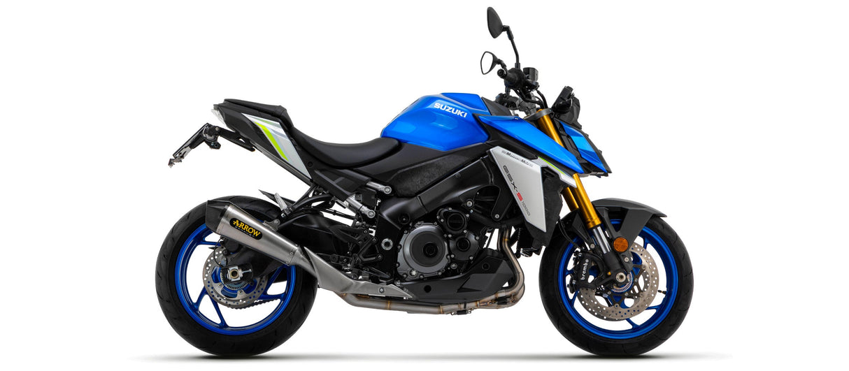 71938XKN  Arrow X-Kone Slip-on Exhaust, Nichrome Dark for Suzuki GSX-S1000 2021- GX 2024