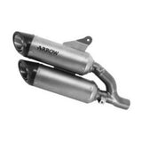 71939PR  Arrow Round-Sil Slip-on Exhausts, Titanium for Ducati Monster 937 2021-2024
