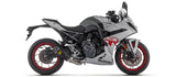 71979PKN Arrow Works HOMOLOGATED NICHROM "DARK" full system with Catalytic converter  SUZUKI GSX-8S /R 2022-2025