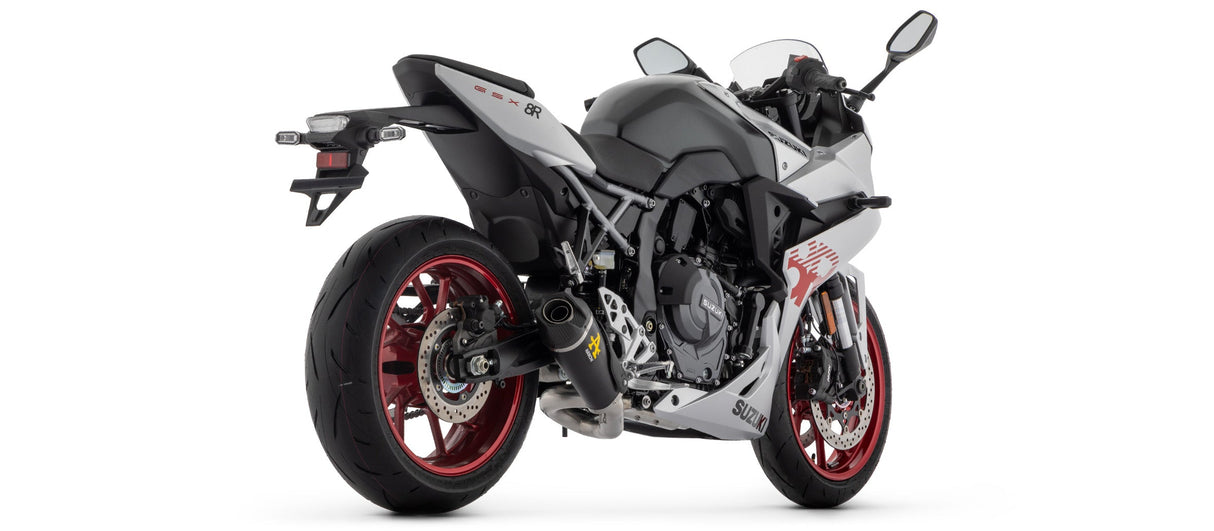 71979PKN Arrow Works HOMOLOGATED NICHROM "DARK" full system with Catalytic converter  SUZUKI GSX-8S /R 2022-2025