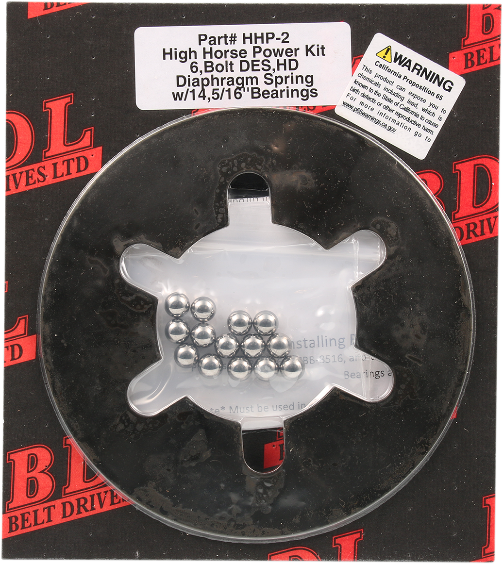 BELT DRIVES LTD. Diaphragm Spring Plate - 5/16" bearings (14) HHP-2