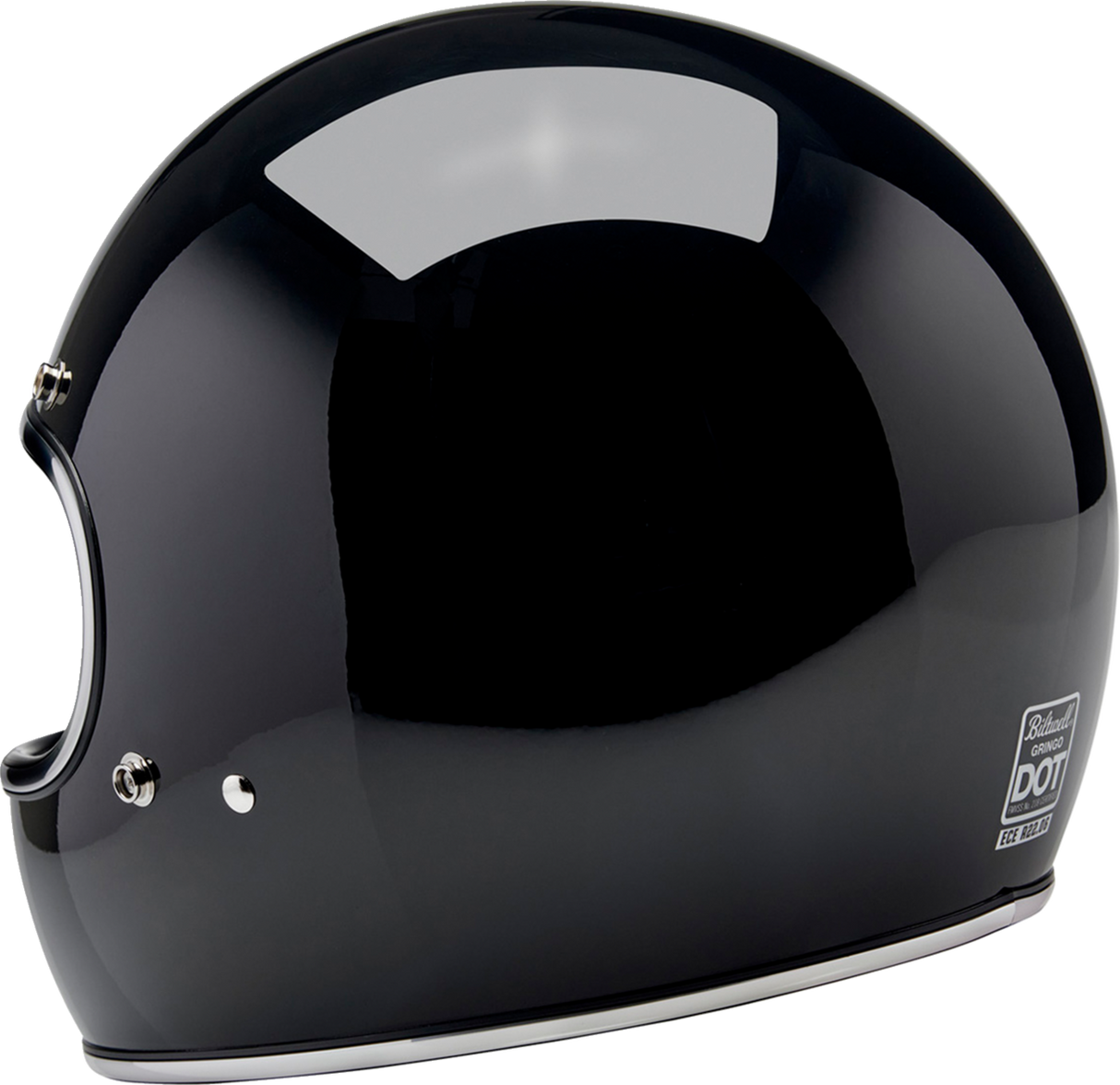 BILTWELL Gringo Motorcycle Helmet - Gloss Black - XS 1002-101-501