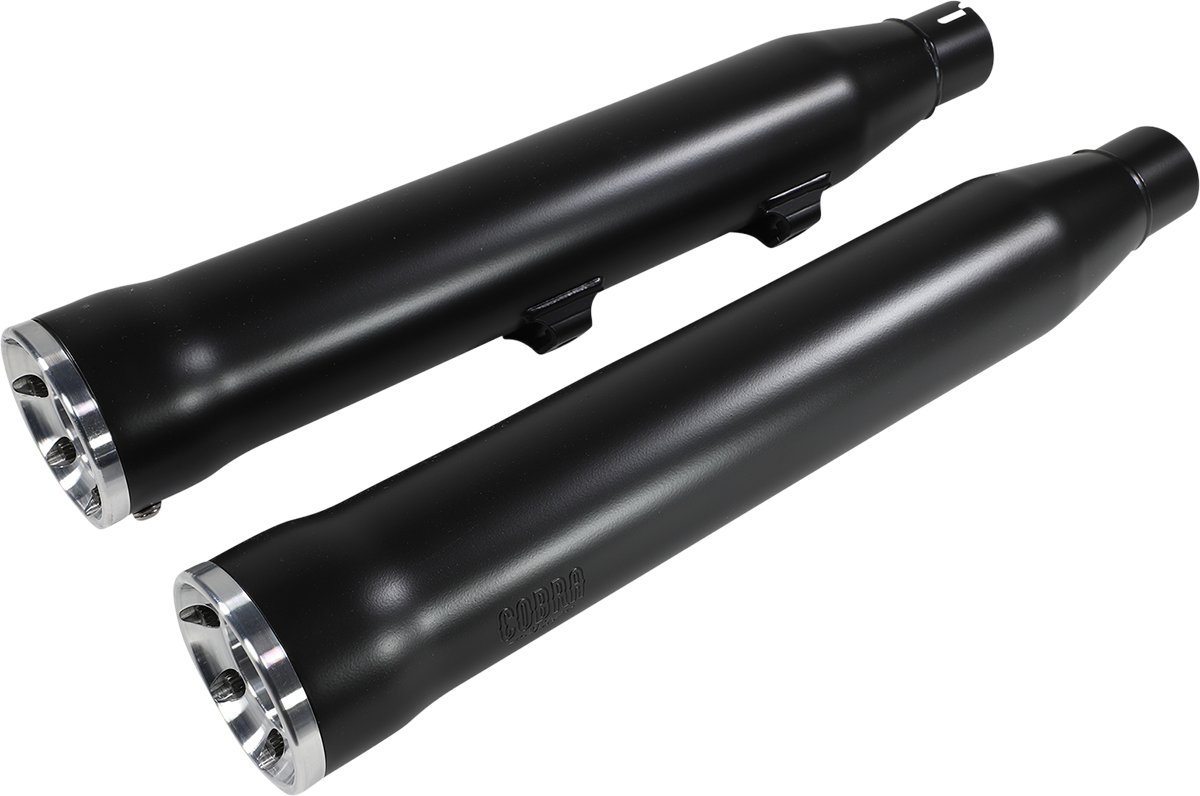 COBRA 3" RPT Mufflers for XL - Black 6081RB