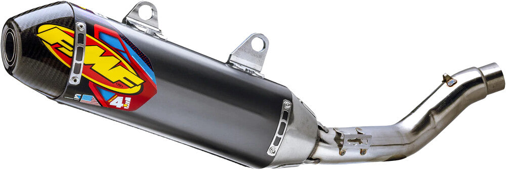 FMF Factory 4.1 RCT Slip-On Muffler - Stainless Steel - Carbon Fiber Cap KX 450  2024  042403 1821-2093