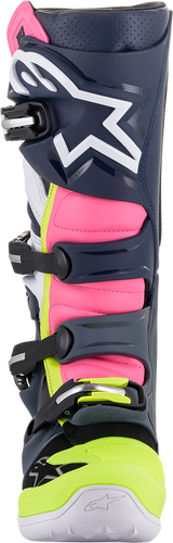 ALPINESTARS Tech 7 Boots - Black/Pink/White/Yellow - US 10 2012014-9076-10