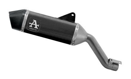 72501VLN  Arrow Veloce Slip-on Exhaust, Titanium Dark for Ducati Multistrada V4 1100 2021-2024