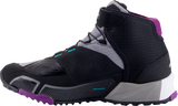 ALPINESTARS Women Stella CR-X Drystar® Shoes - Black/Gray/Teal/Purple - US 6.5 2611523137065