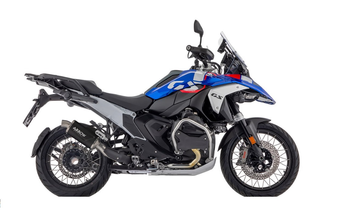 72651A0N Arrow Indy Race Evo for BMW R1300GS 2024 ALUMINIUM "DARK" Slip-on Exhaust