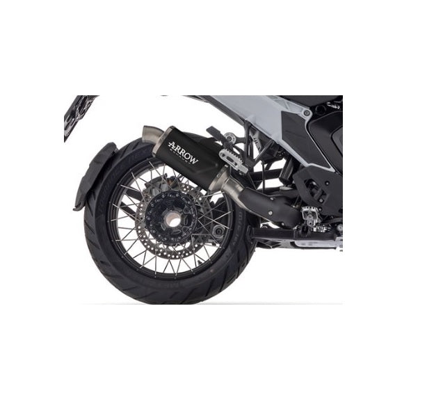 72651A0N Arrow Indy Race Evo for BMW R1300GS 2024 ALUMINIUM "DARK" Slip-on Exhaust