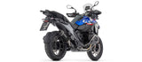 72658AKN Arrow Indy Race Evo for BMW R1300GS 2024 ALUMINIUM "DARK" Slip-on Exhaust with carby end cap