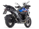 72658AKN Arrow Indy Race Evo for BMW R1300GS 2024 ALUMINIUM "DARK" Slip-on Exhaust with carby end cap