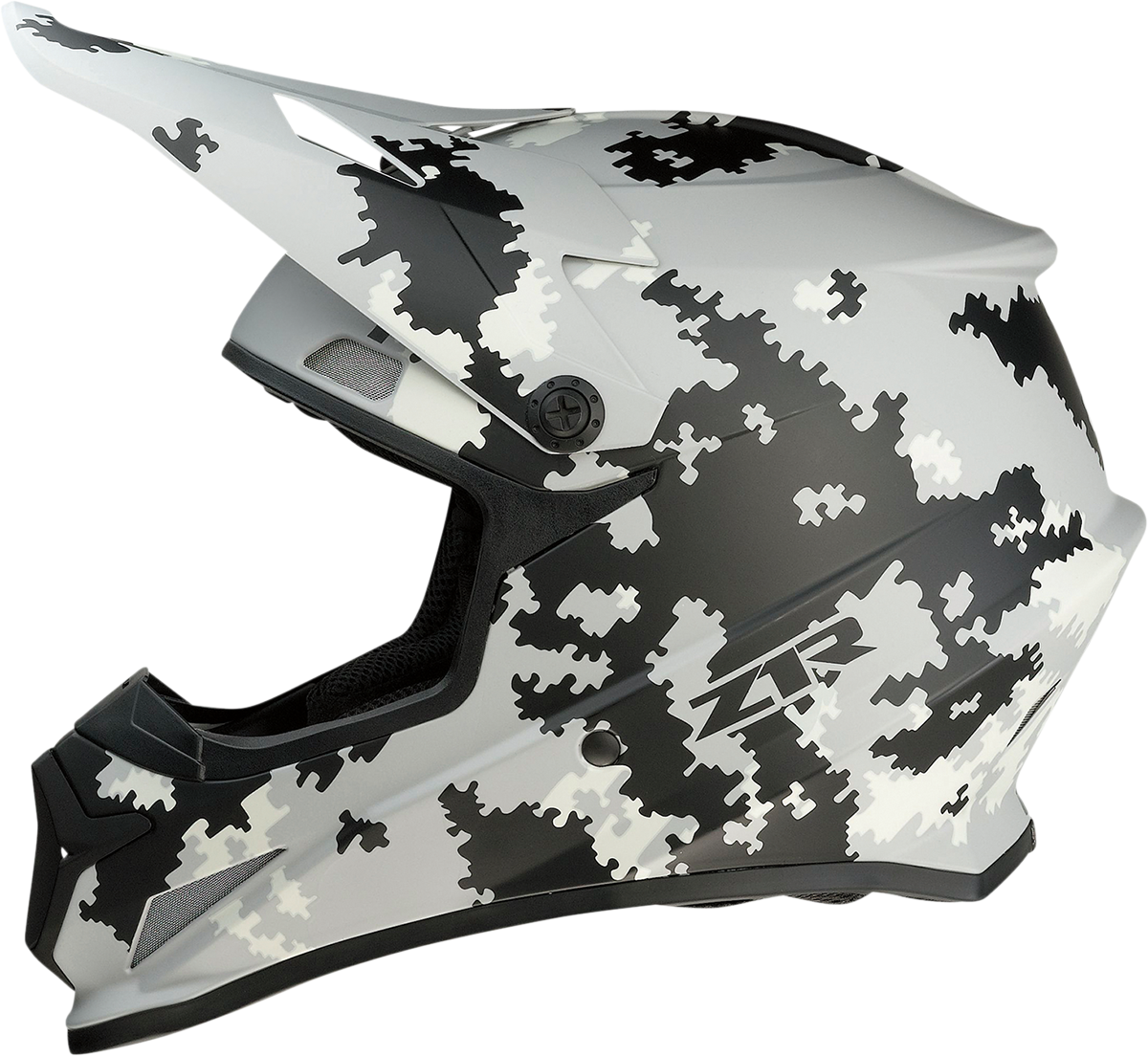 Z1R Rise Motorcycle Helmet - Digi Camo - Gray - Small 0110-7265